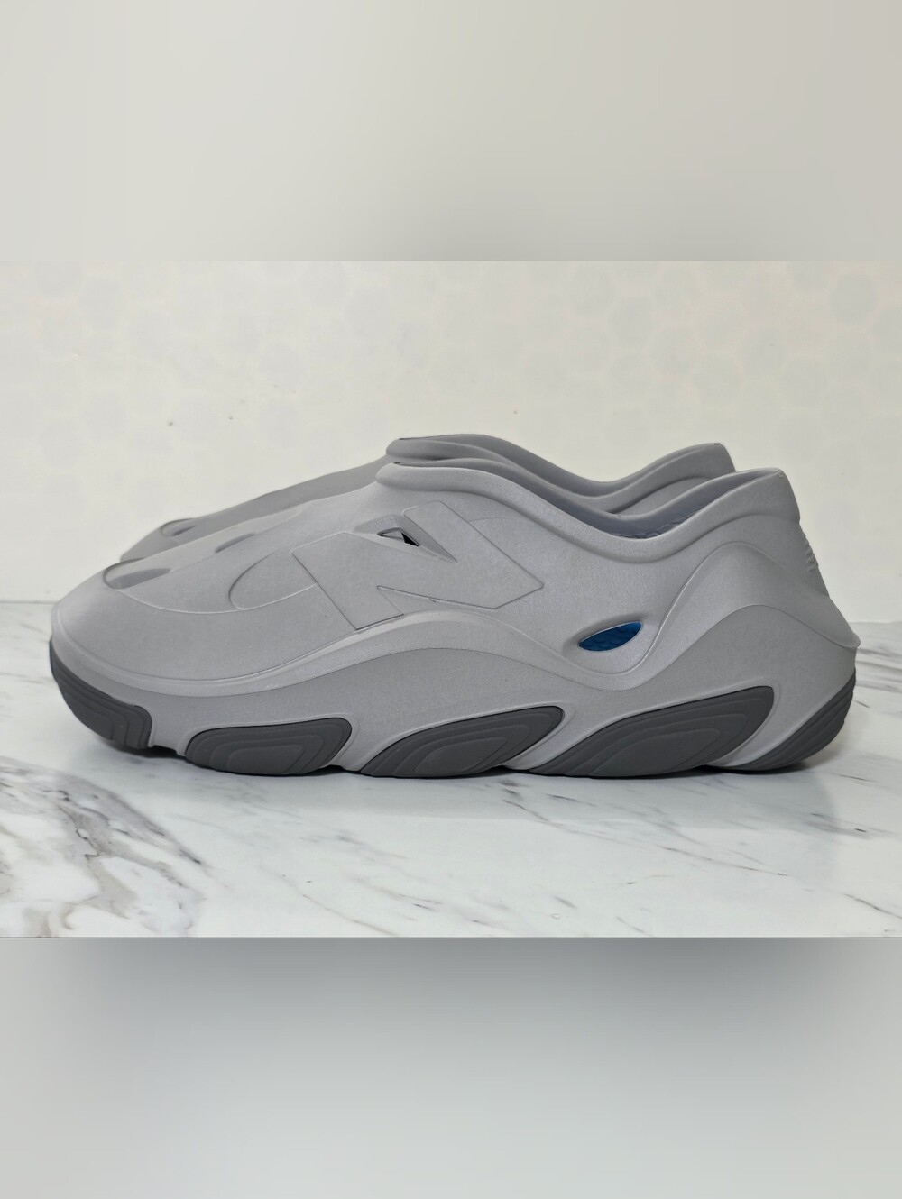 Men's Gray Slip-On Foam Clog - New Balance Inspired